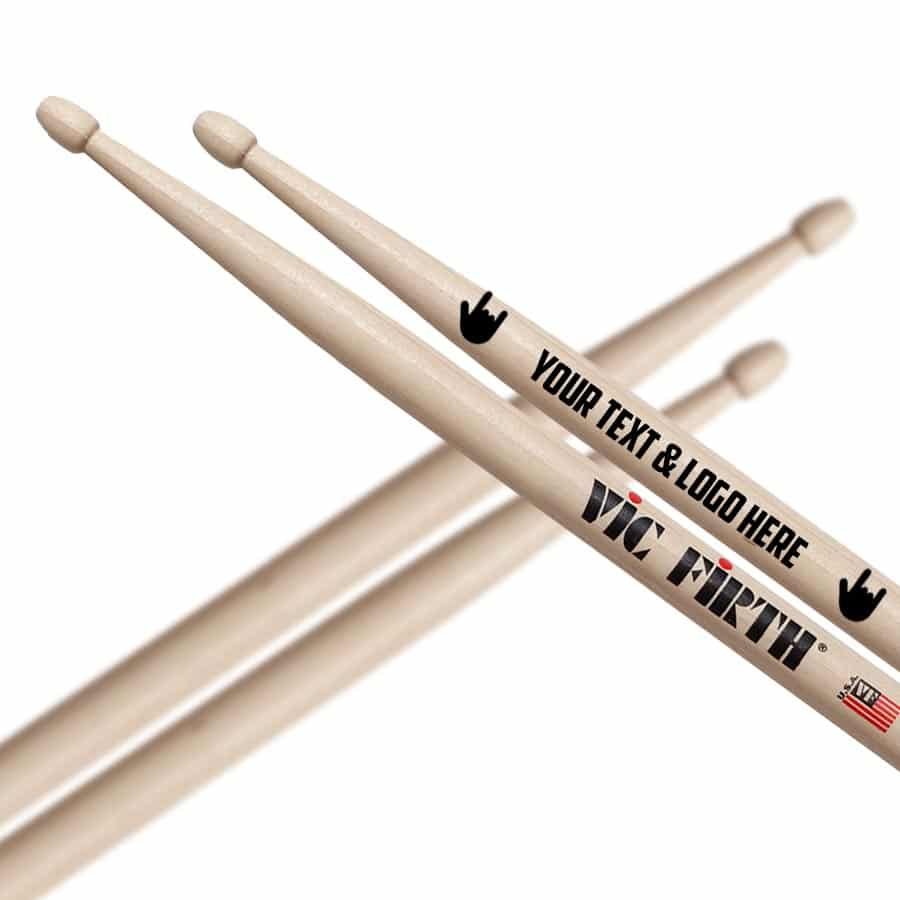 baguettes de batterie personnalisées