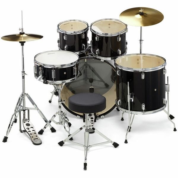 Millenium Focus 22 Drum Set Black, vue 4