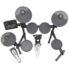 a drum set with a drum pedal
