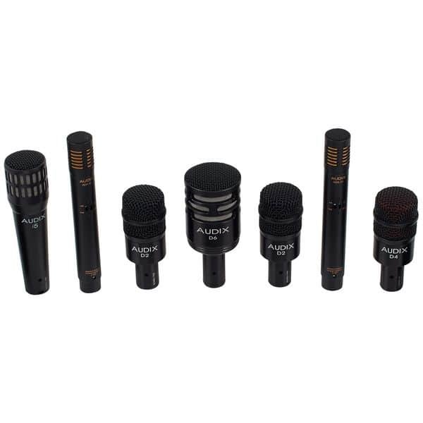 Audix DP7 Drum Microphone Set, vue 1 (photo Thomann)