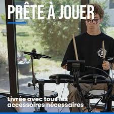 a man playing drums in a room
Woodbrass DDX10-MESH