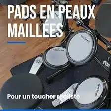 a group of electronic drums
Woodbrass DDX10-MESH