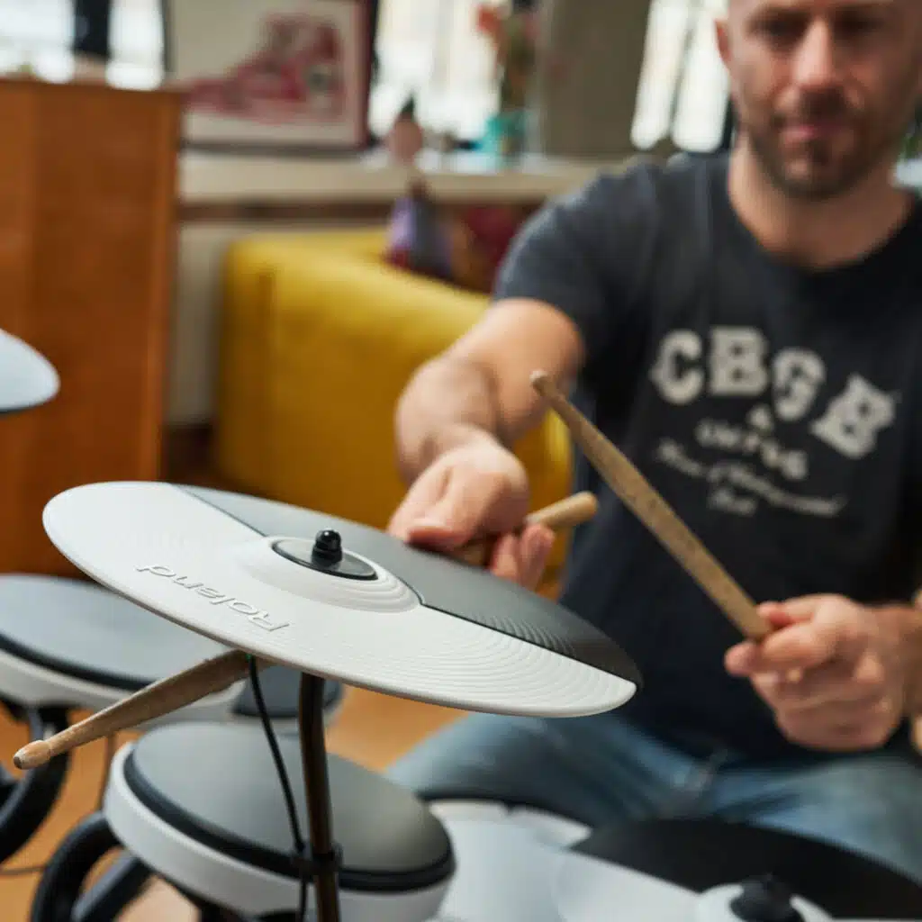 Cymbal Pads with Authentic Feel