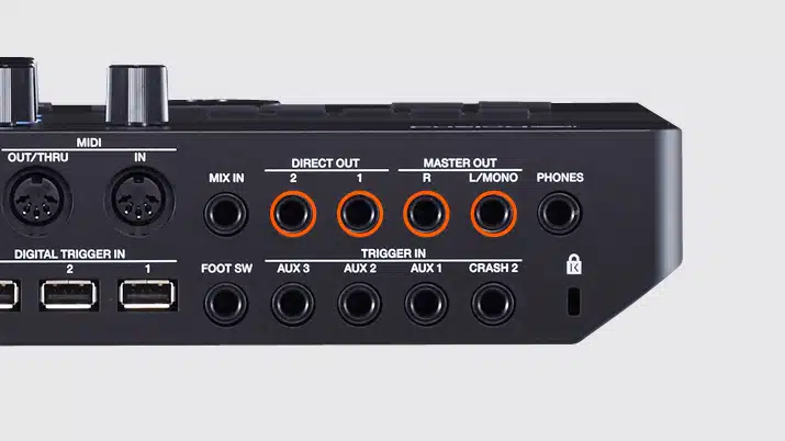 Connecteurs audio et MIDI divers
Roland TD-27KV2