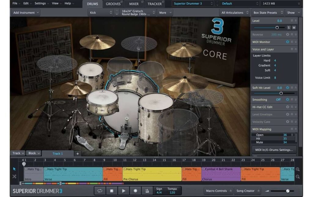 1006666 Toontrack Superior Drummer 3 Complete Licence Box and LibrarySSD 3 600x600@2x