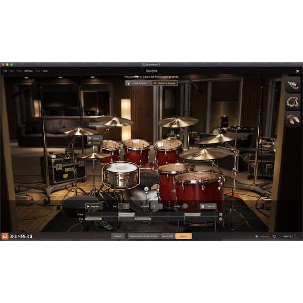 Toontrack EZdrummer 3, vue 8
