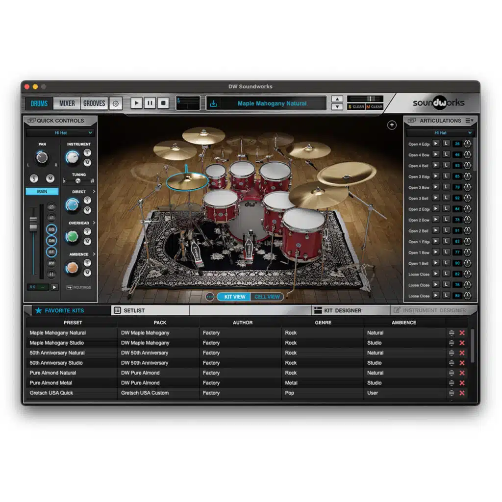DWe E33 Drum Kit