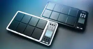 Deux pads de percussion électroniques modernes Roland SPD-30 leguidedesbatteurs.com Roland OCTAPAD SPD-30