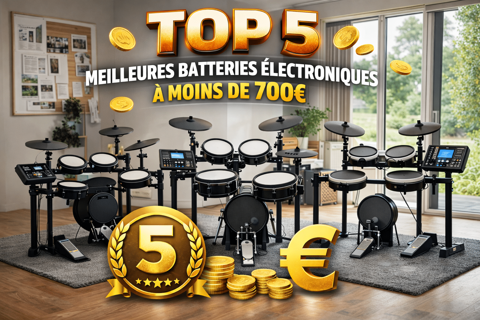 Top 5 batteries électroniques à moins de 700€