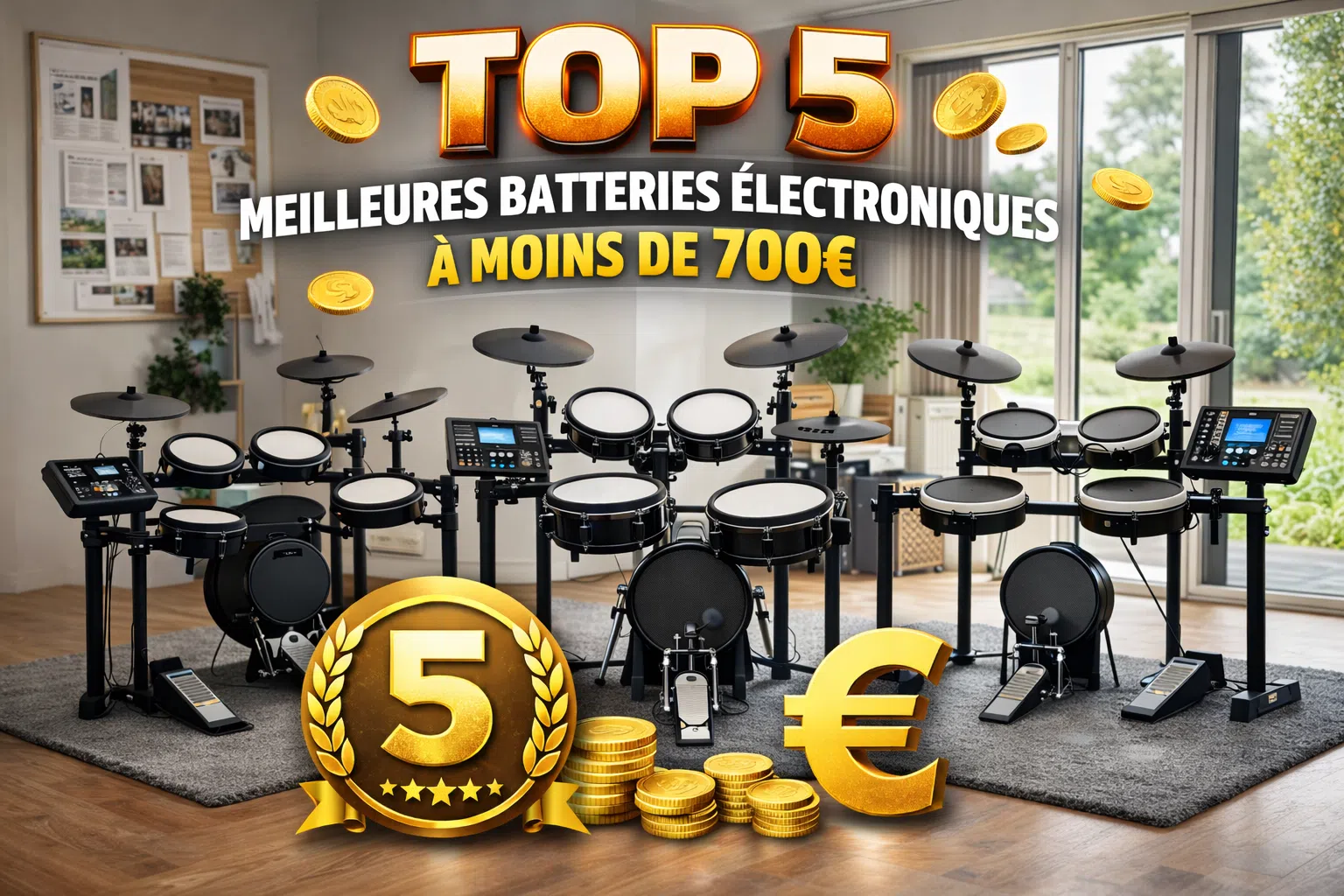 Top 5 batteries électroniques à moins de 700€