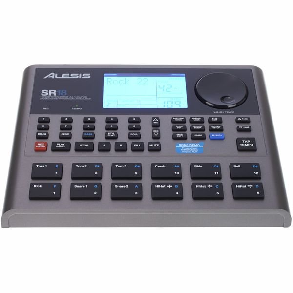Alesis SR18, vue 2