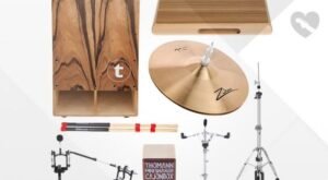 Cajon et accessoires de batterie Thomann Cajon Drumset