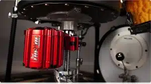 Accessoire de batterie en métal rouge Pearl THMP-1