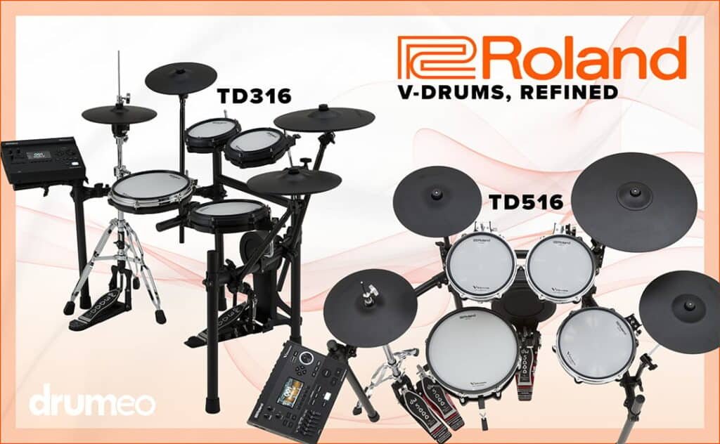 Roland TD316 vs TD513