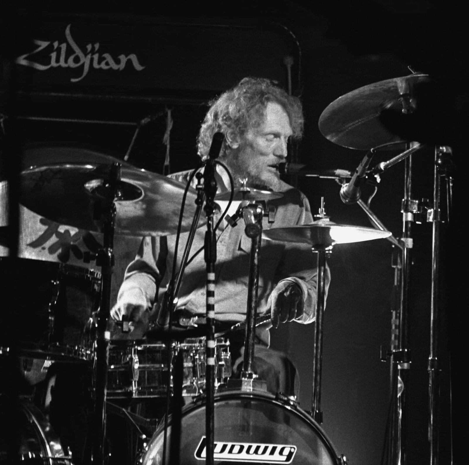 Ginger Baker, batteur de Cream (1984)