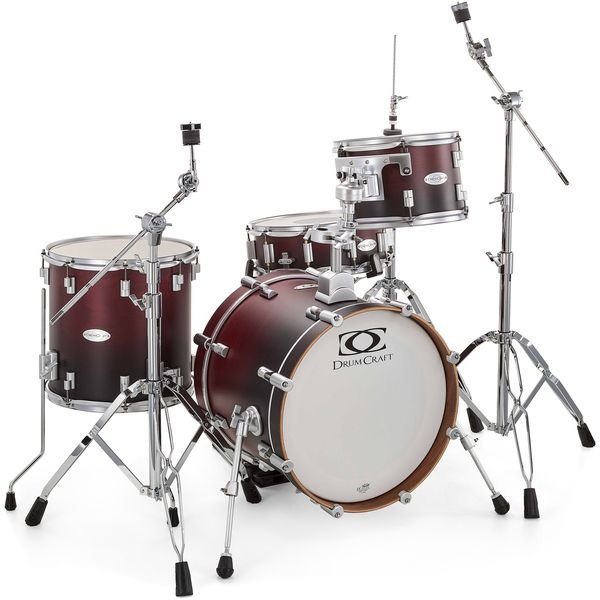 DrumCraft Series 6 Jazz Red Fade, vue 3