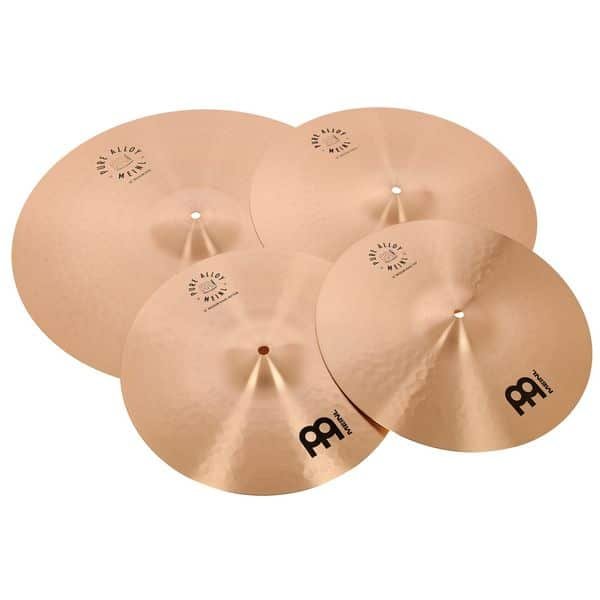 Meinl Pure Alloy Cymbal Set, vue 1 (photo Thomann)