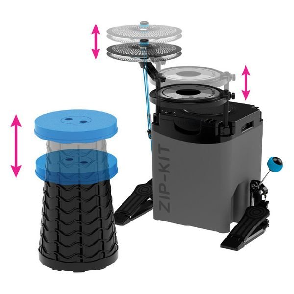 Nuvo Zip-Kit Essential Drum Kit, vue 2