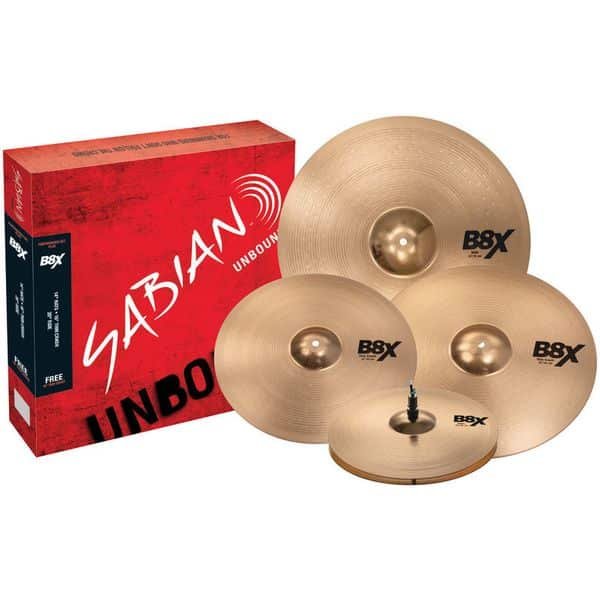 Sabian B8X Performance Set Plus, vue 1 (photo Thomann)