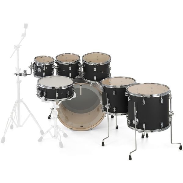 DW PDP CM7 Satin Black, vue 4