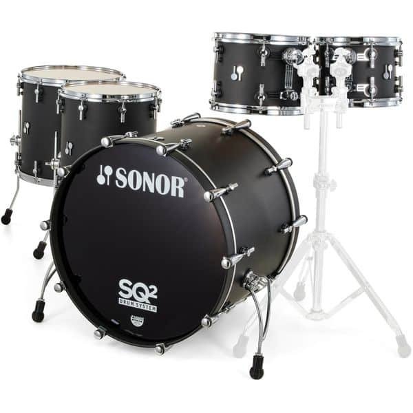 Sonor SQ2 Rock Set Dark Satin, vue 1 (photo Thomann)