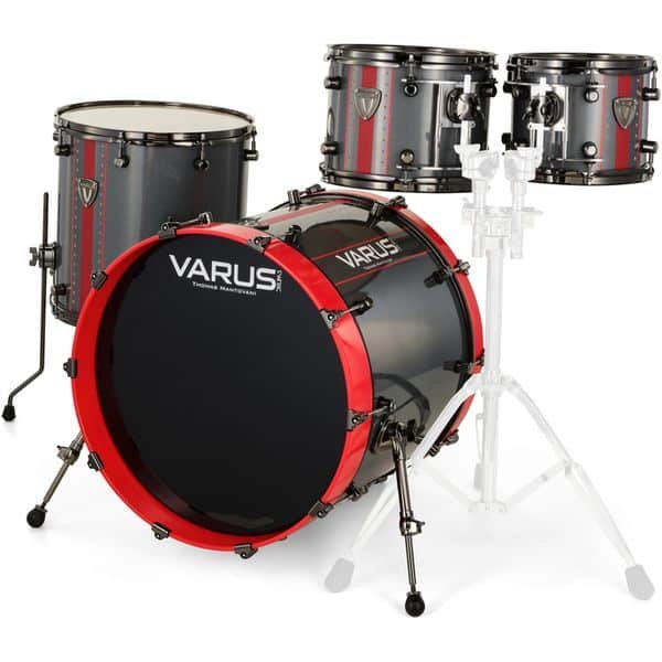 Varus Morpheus Deluxe Gray/Red Set, vue 1 (photo Thomann)