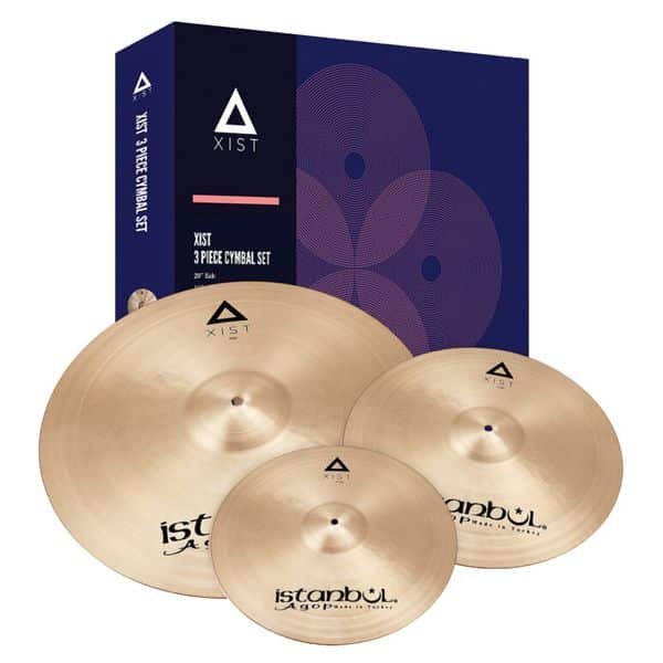 Istanbul Agop Xist Natural Cymbal Set, vue 1 (photo Thomann)