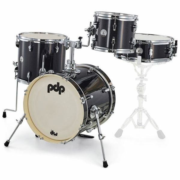Batterie compacte DW PDP New Yorker finition Black Onyx Sparkle