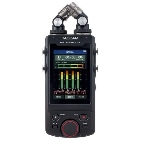 Entrees XLR du Tascam Portacapture X8