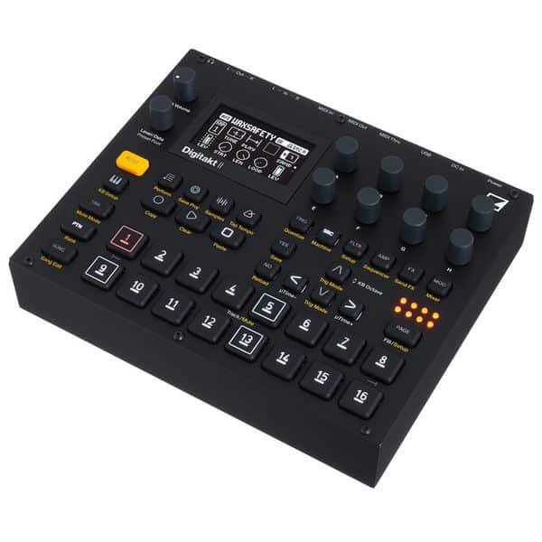 Sampler boite a rythmes Elektron Digitakt II vue de dessus