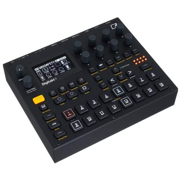 Ecran et encodeurs de la Elektron Digitakt II