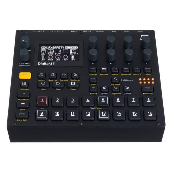 Elektron Digitakt II sequenceur 128 pas et pads