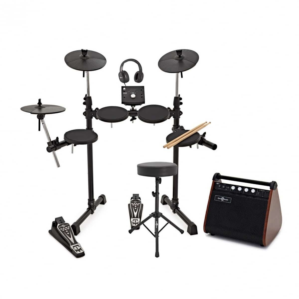 Châssis tubulaire pliable de la Digital Drums 400 de Gear4music