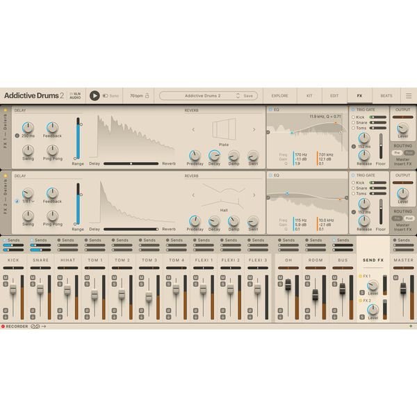 XLN Audio Addictive Drums 2 Custom Collection, vue 4