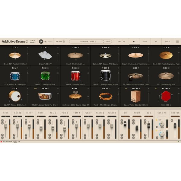 XLN Audio Addictive Drums 2 Custom Collection, vue 6