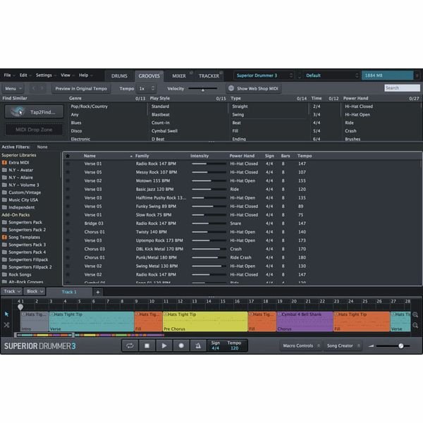 Toontrack Superior Drummer 3, vue 5