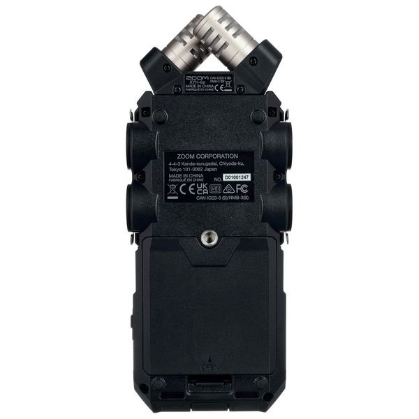 Zoom H6essential, vue 6