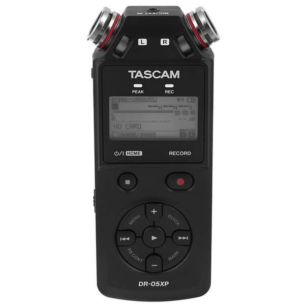 Tascam DR-05XP, vue 2