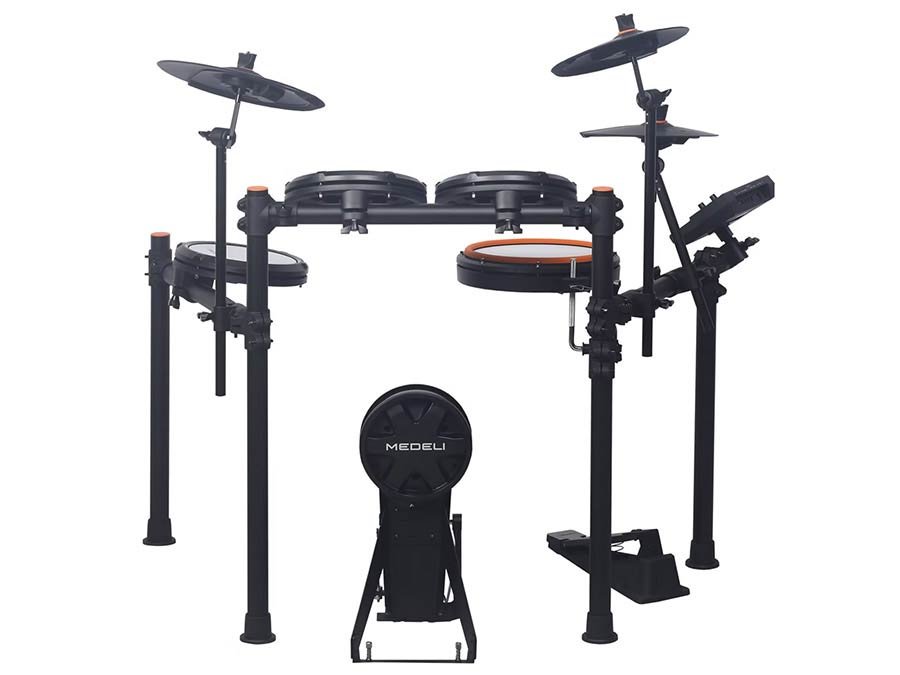 Batterie electronique Medeli MZ537 : pads et cymbales
