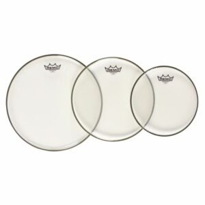 Remo PP-1182-BA Ambassador Clear peaux de toms simple pli transparentes