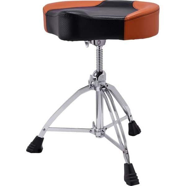 Mapex MXT855BR Drum Throne tabouret assise selle cuir artificiel marron