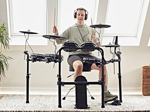 Batterie électronique TOUCHBEAT de Gear4music avec son hardware AnchorLock
