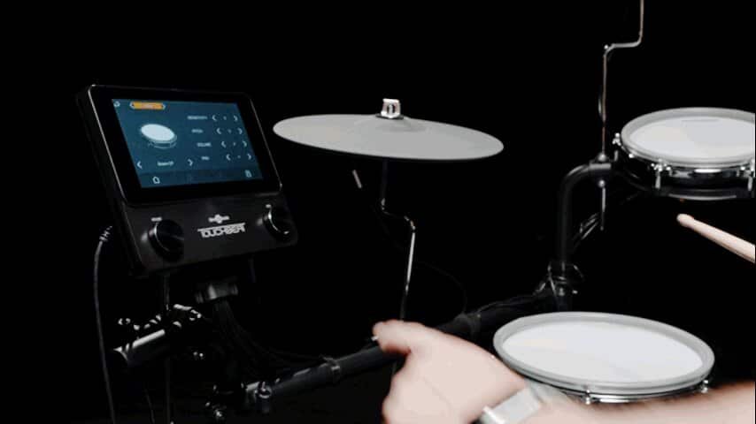 Interface Edit Mode affichée sur l'écran tactile du module TOUCHBEAT de Gear4music