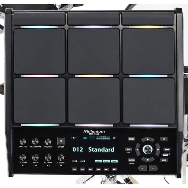 Ecran du module Nexus affichant un kit preset