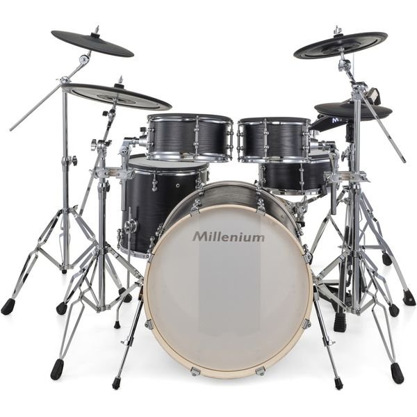 Kit Millenium MPS-1500 Hybrid-X vu de face avec grosse caisse 22 pouces