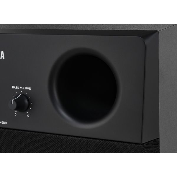 Détail du haut-parleur d'un satellite Yamaha MS45DR