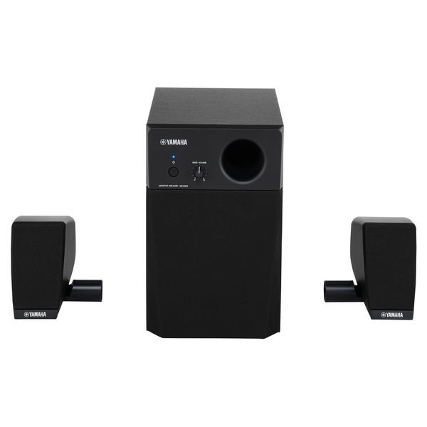 Satellite Yamaha MS45DR monté sur un tube de rack