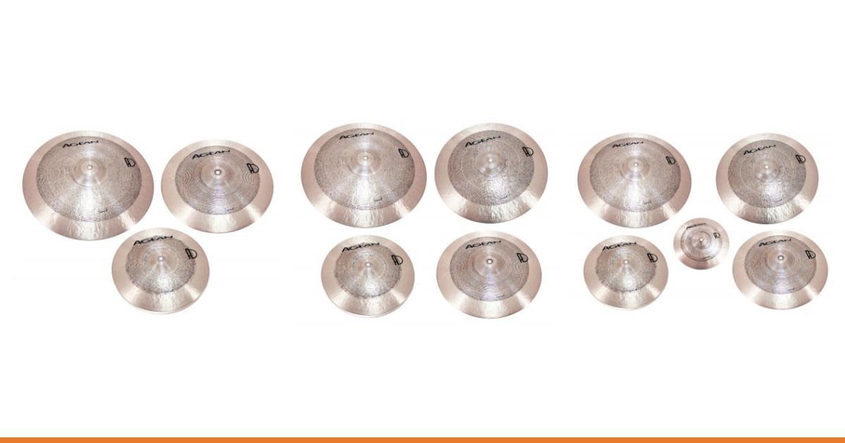 Cymbales Agean Samet : packs de 3, 4 et 5 cymbales (photos produit)