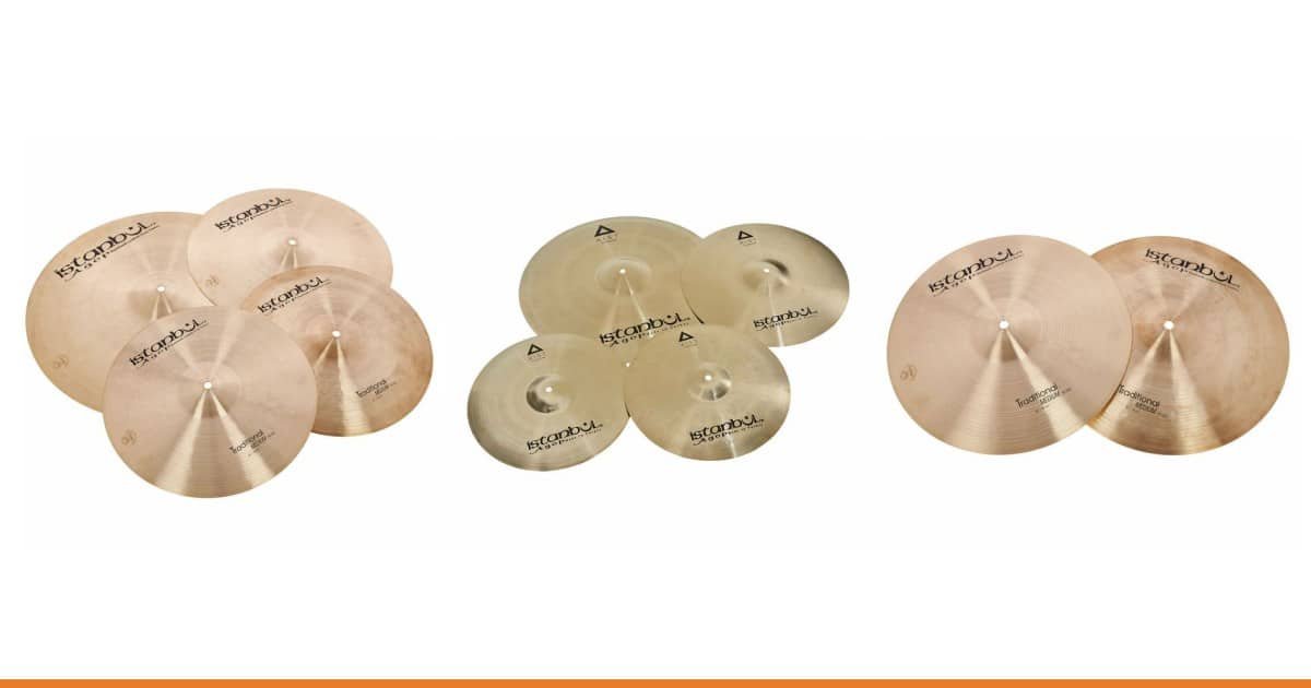 Cymbales Istanbul Agop : sets Traditional et Xist (photos produit)