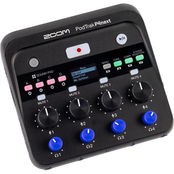 Zoom PodTrak P4next, vue 4